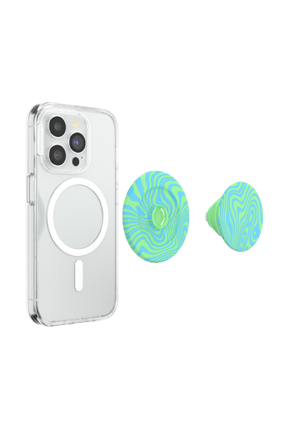 PopSockets PopGrip MagSafe Swirl Oasis Keylime