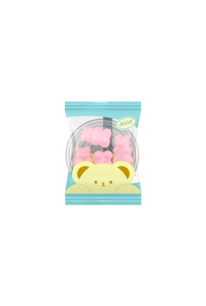 PopSockets PopGrip Airbag Jelly Bear