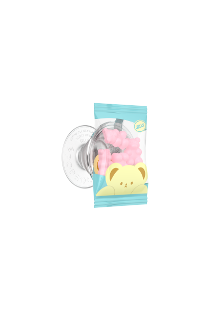 PopSockets PopGrip Airbag Jelly Bear