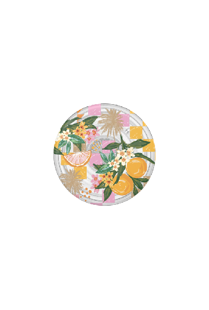 PopSockets PopGrip Translucent Fruity Oil Cloth