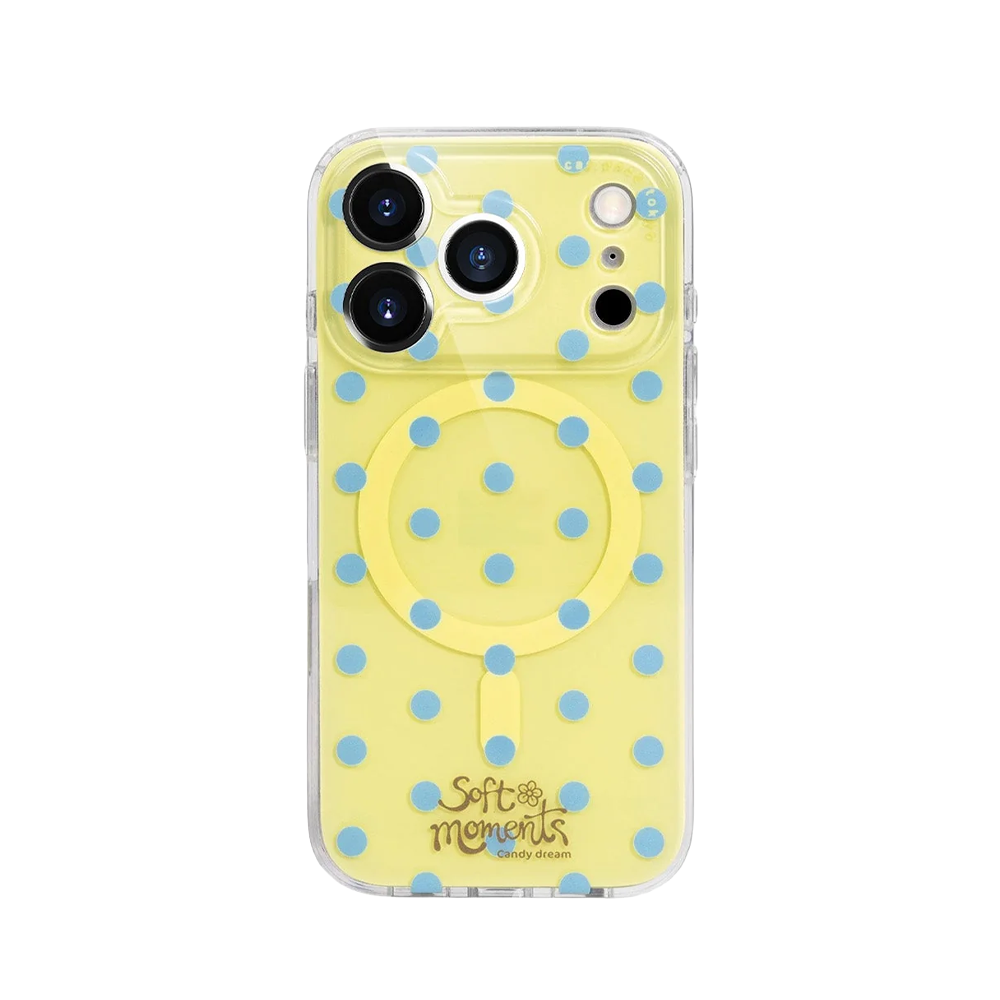 cas:pace Polka Dot MagSafe - Yellow