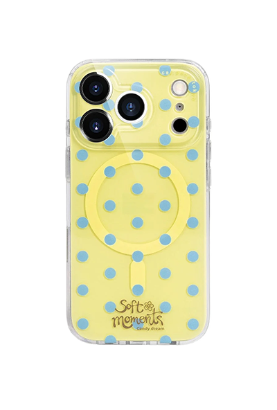 cas:pace Polka Dot MagSafe - Yellow