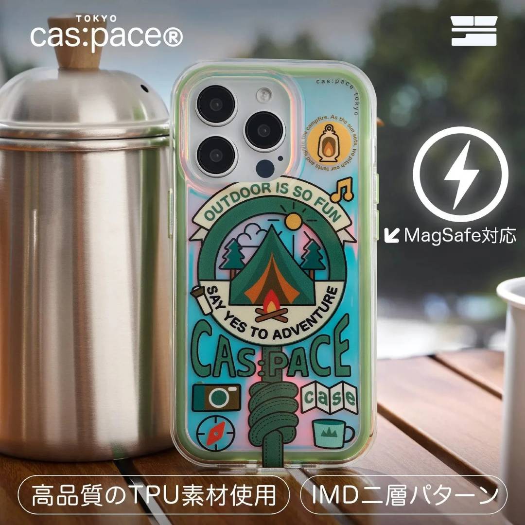 cas:pace Camping MagSafe iPhone Case
