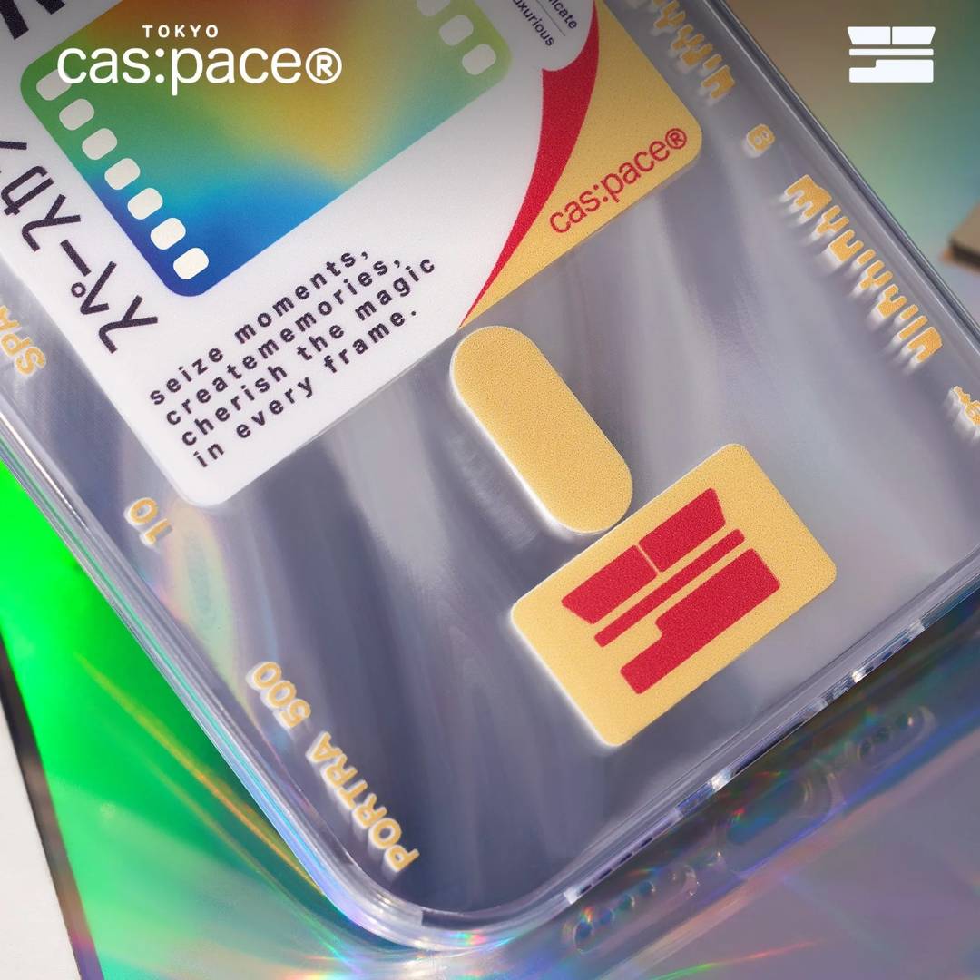 cas:pace Laser Film MagSafe iPhone Case