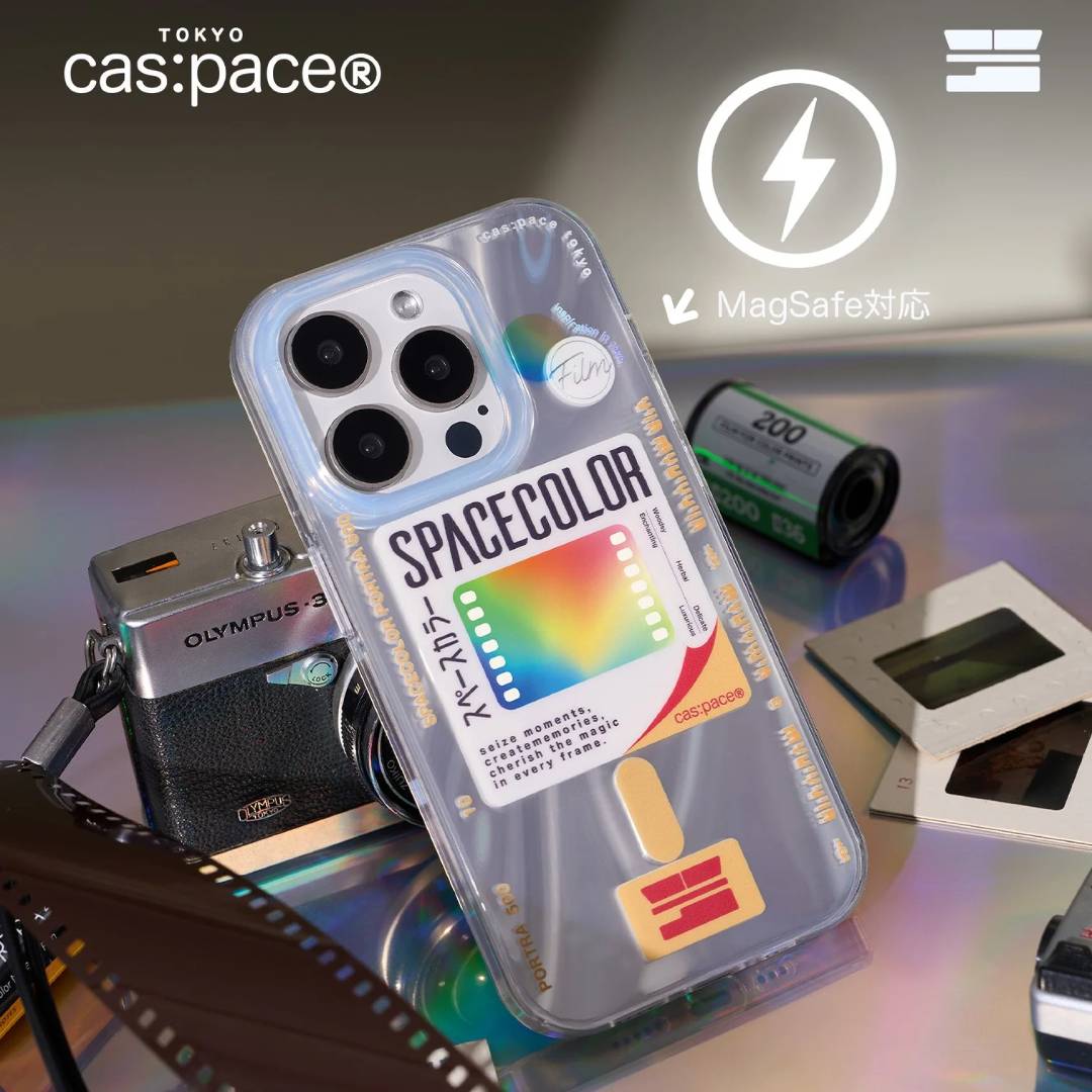 cas:pace Laser Film MagSafe iPhone Case