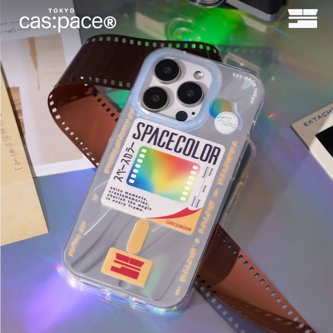 cas:pace Laser Film MagSafe iPhone Case
