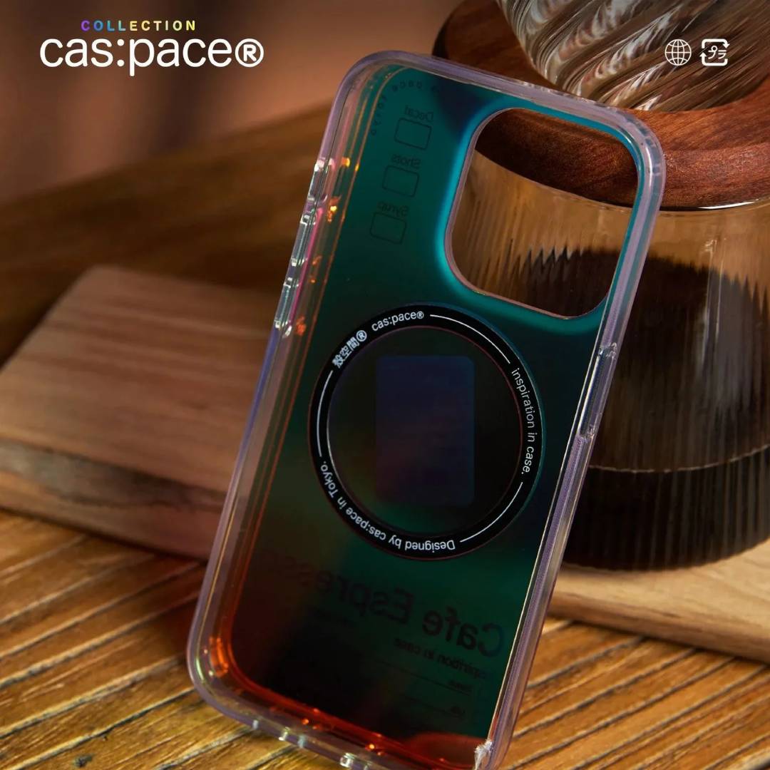 cas:pace Golden Red Coffee MagSafe iPhone Case