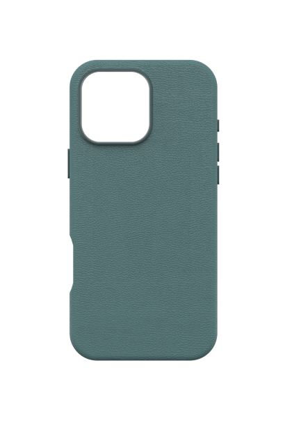 OtterBox Symmetry Cactus Leather Series for iPhone 16 Pro Max, Juniper Sprig Green