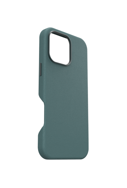 OtterBox Symmetry Cactus Leather Series for iPhone 16 Pro Max, Juniper Sprig Green