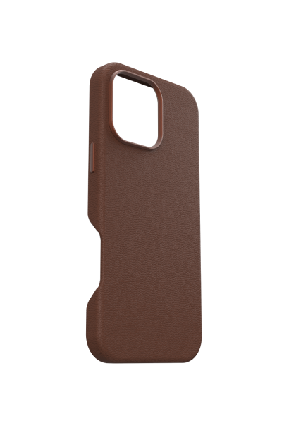 OtterBox Symmetry Cactus Leather Series for iPhone 16 Pro Max, Rich Adobe Brown