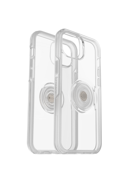 OtterBox Otter+Pop Symmetry Series for iPhone 14 Plus, Clear